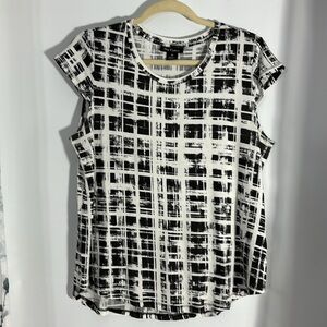 Nue Options Shirt Black & White Size Medium